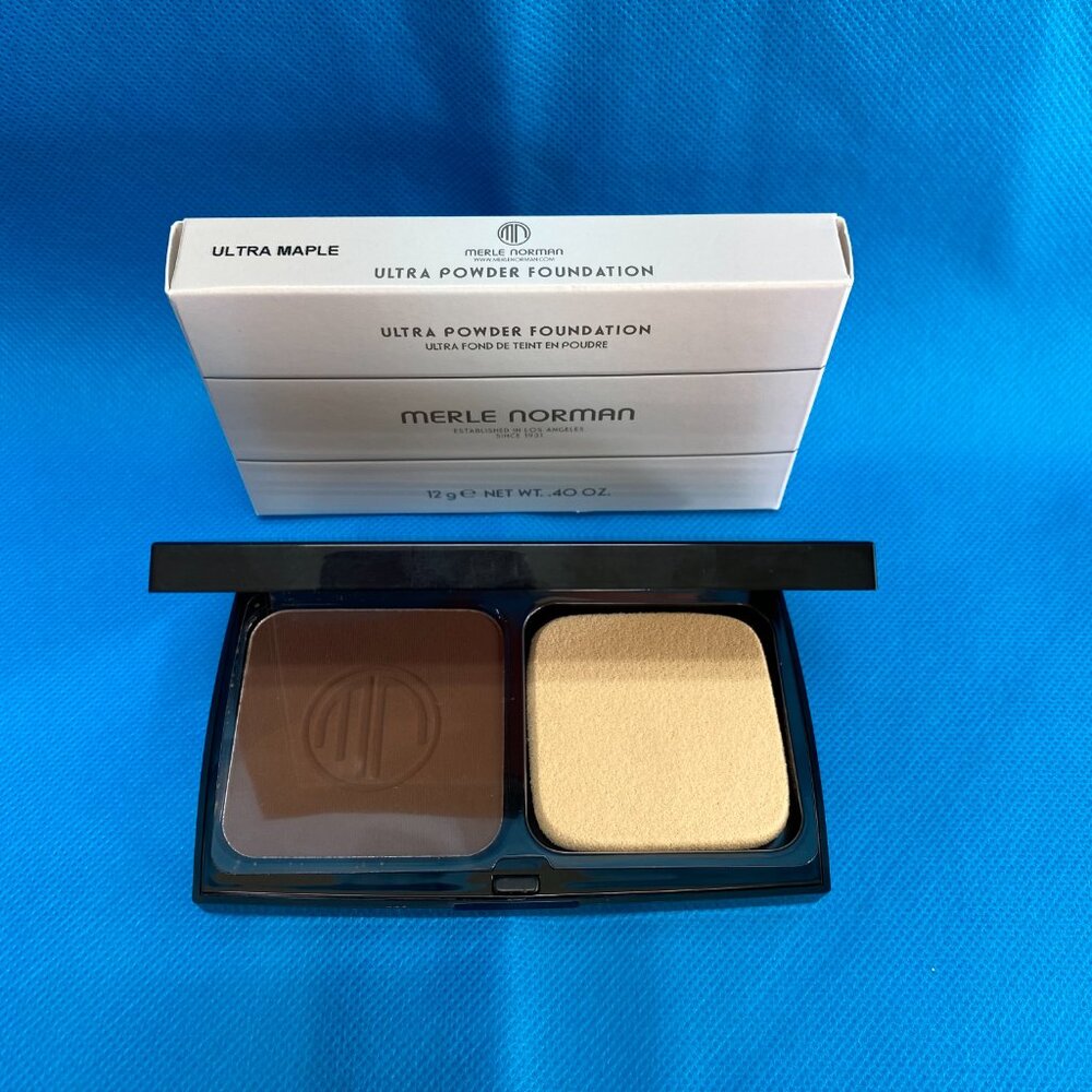 ULTRA MAPLE- MERLE NORMAN ULTRA POWDER FOUNDATION BRONZER - NEW